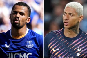 Spurs and Everton in advanced talks over Ndiaye and Richarlison