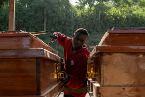 The Ritual of Coffin Making in a City Hit by Ebola