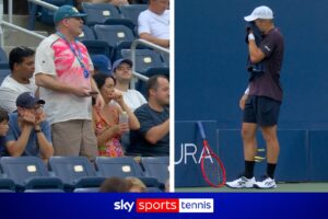 'You're my Wonderwall!' | Fan sings Oasis classic DURING Fery match at US Open